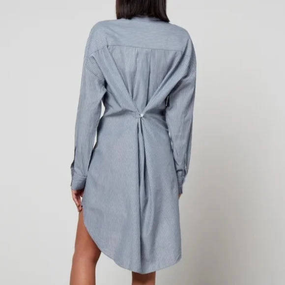 Isabel Marant Étoile Seen Striped Cotton Shirt Dress size 36